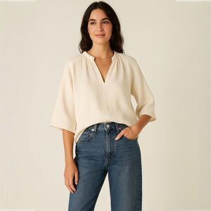 Apiece Apart Organic Cotton Blouse